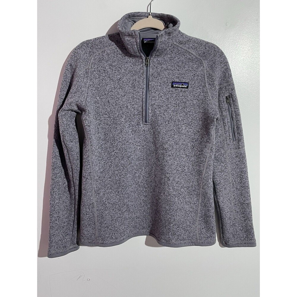 Patagonia Better Sweater Heather Gray Fleece M Hiking Outdoor Granola Girl
